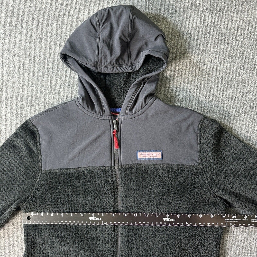 Vineyard Vines Sweater Mens Small Terry Cloth Full Zip Dockside Waffle - Picture 10 of 14